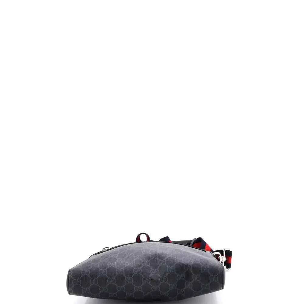 Gucci Web Strap Front Zip Messenger Bag #241100G11B - Picture 4 of 7